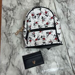 Disney Mickey Mouse Mini Backpack and wallet Collectable vacation